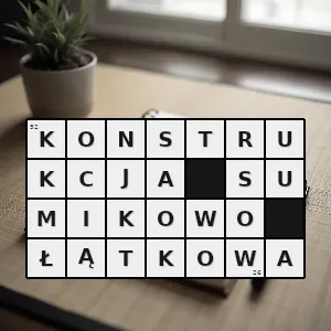 Hasło krzyżówkowe ściana szkieletowa - konstrukcja sumikowo-łątkowa – rozwiązanie, synonimy, podpowiedzi i definicje krzyżówkowe